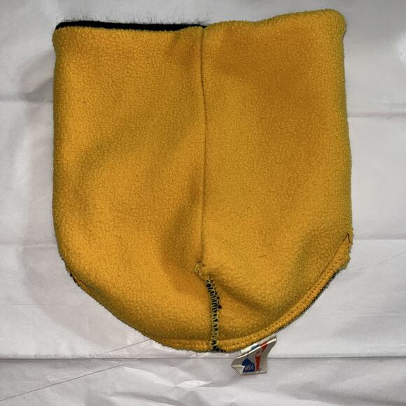 Vintage LA Lakers NBA Vintage Logo Knit Hat Black Yellow One Size - Picture 5 of 7